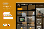 HomeNest — Smart Home Command UI, a Landing Page Template by productype1 (Thumbnail 1 of 5)