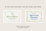 Bird Charms Handwritten Font Duo, a Handwritten Font by Calamar Studio (Thumbnail 16 of 16)