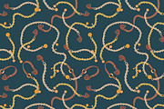 Gold, silver chains seamless pattern, a Pattern Graphic by Good Studio (Thumbnail 10 of 20)