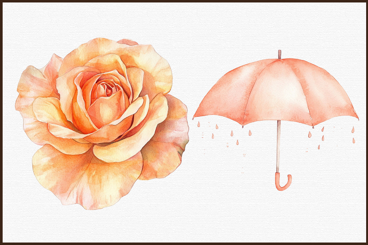 Peachy Spring Clipart, an Illustration by Sublimation Artist (Photo 3 of 6)
