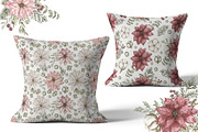 Watercolor Winter Florals Collection, a Decorative Illustration by MayaNavits (Thumbnail 9 of 10)