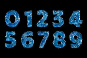 Liquid Water 3D Letters Set, an Object Graphic by Kotulsky Mockups (Thumbnail 4 of 6)