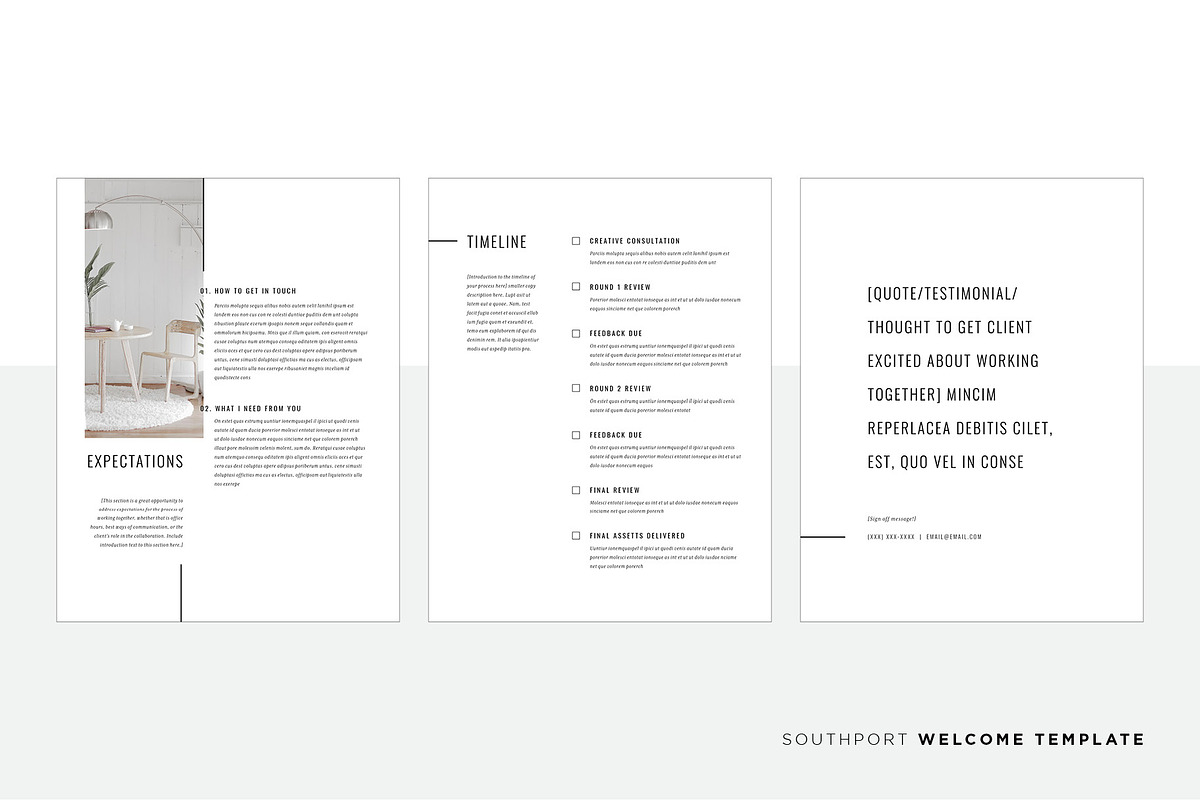 Southport Welcome Template, a Brochure Template by Christie Evenson (Photo 5 of 6)
