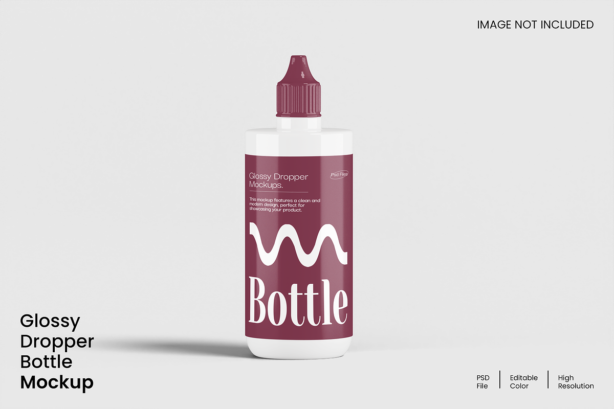 Dropper Bottle Mockup, a Packaging Mockup by Unerispace