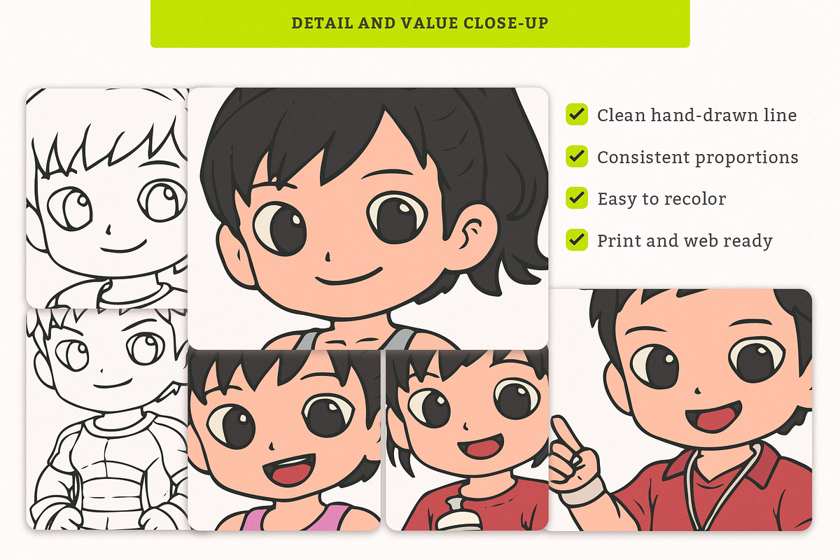Fitness Training Character pack, an Illustration by MEANDSTUDIO (Photo 4 of 5)