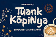Tuank Kopinya Coffee Handwritten, a Handwritten Font by productype1 (Thumbnail 1 of 10)