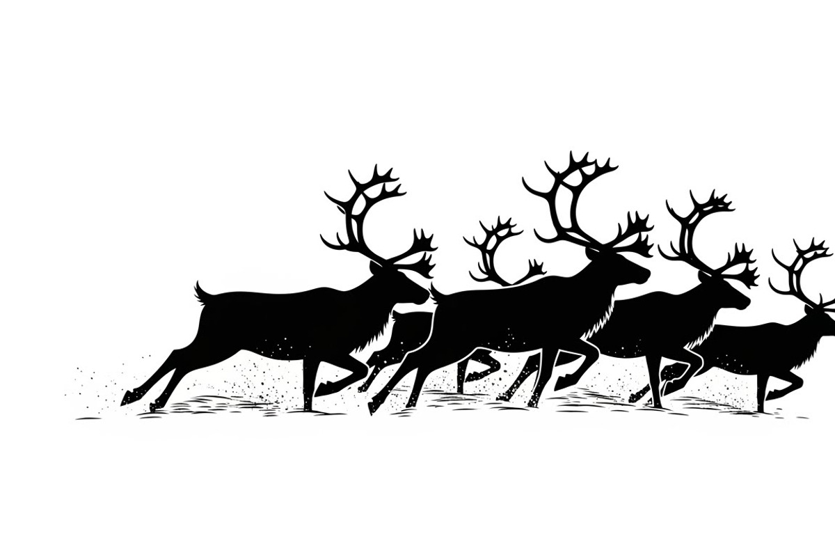 Winter Snow Silhouettes feature, an Illustration by Amazin_art (Photo 2 of 42)