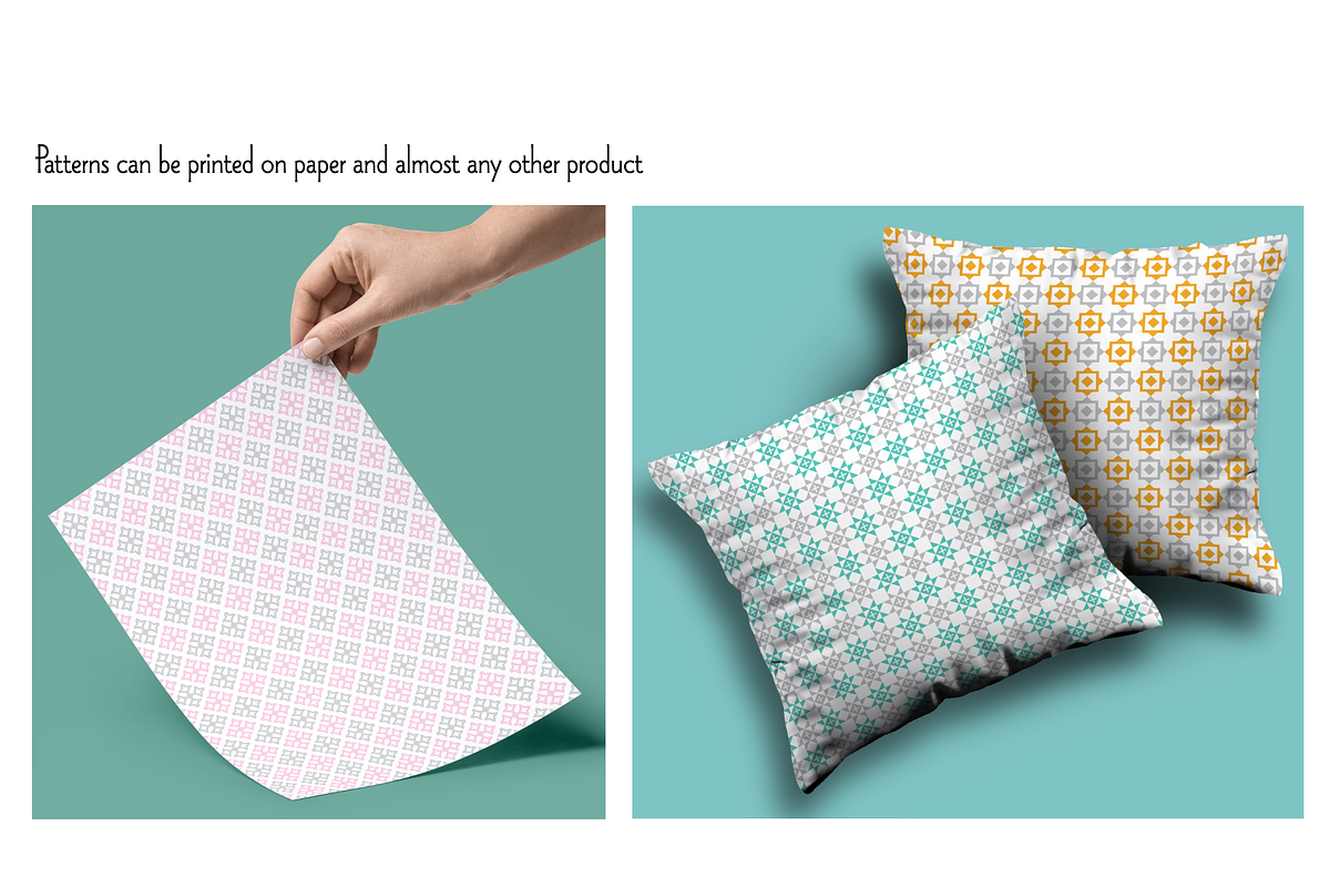 Seamless Pastel Quilt Patterns preview 2