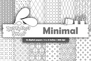 Geometric Paper Pack, a Pattern Graphic by Zlatoena Clipart (Thumbnail 1 of 4)