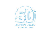 Anniversary 50. 3d number fifty, a Decorative Illustration by Sunny (Thumbnail 1 of 2)