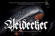 The Magician - Blackletter Typeface, a Blackletter Font by Meizzaluna Design (Thumbnail 2 of 10)