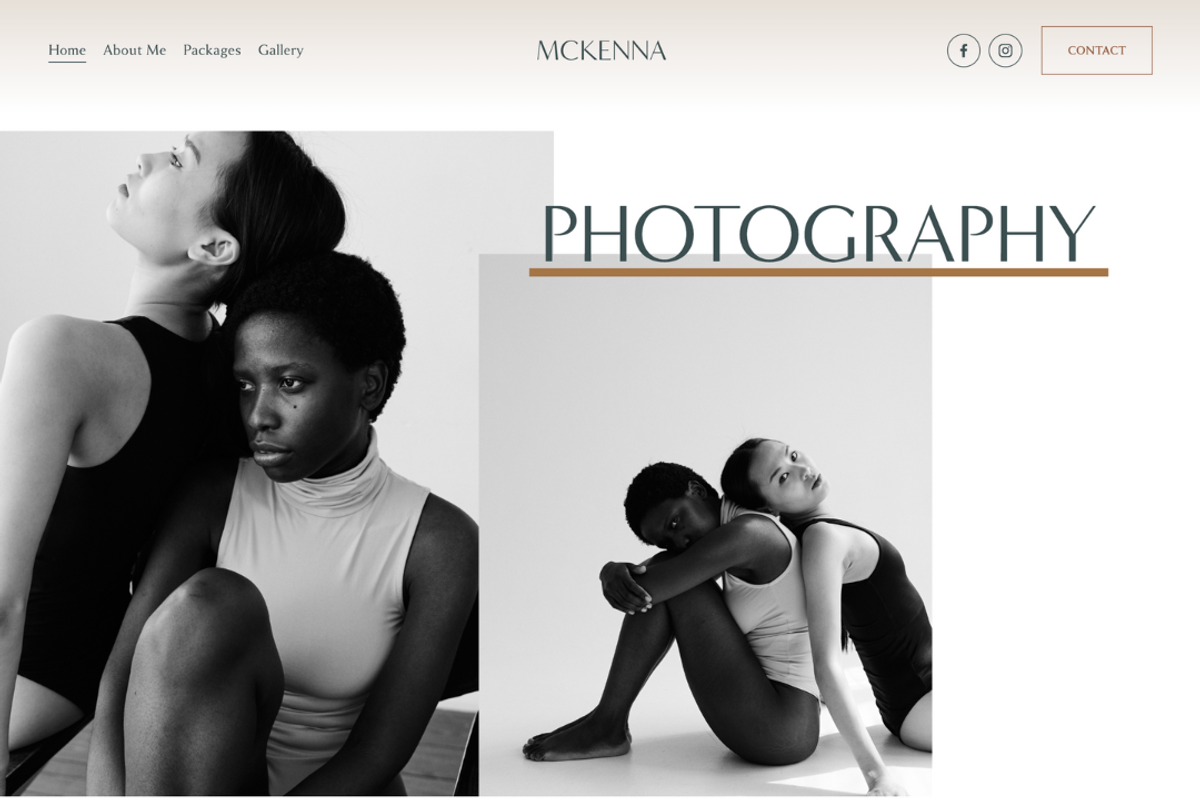 McKenna Squarespace 7.1 Template, a Squarespace Template by Coral June Designs