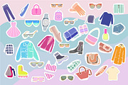 Fashion Vector Collection + Font, a Decorative Illustration by Anada Arty (Thumbnail 8 of 10)