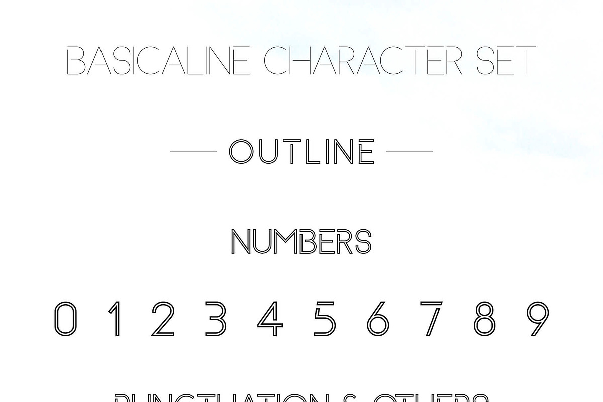 Basicaline Font Family - Sans Serif, a Sans Serif Font by RC graphics (Photo 17 of 21)