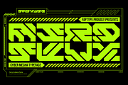 Aero Flux | Modern Cyber Mecha Font, a Symbol Font by Ardana Creative (Thumbnail 1 of 7)