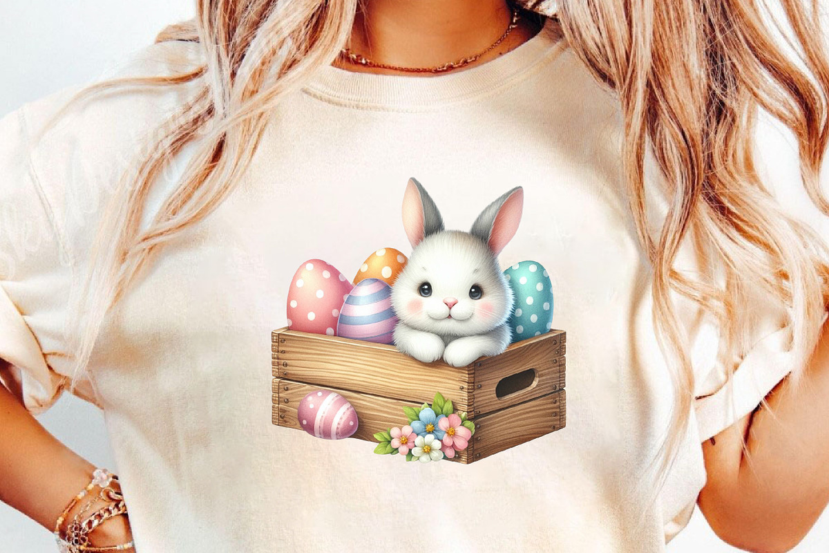 Wooden Easter Eggs Box Clipart, an Illustration by DreamCafeArt (Photo 6 of 6)