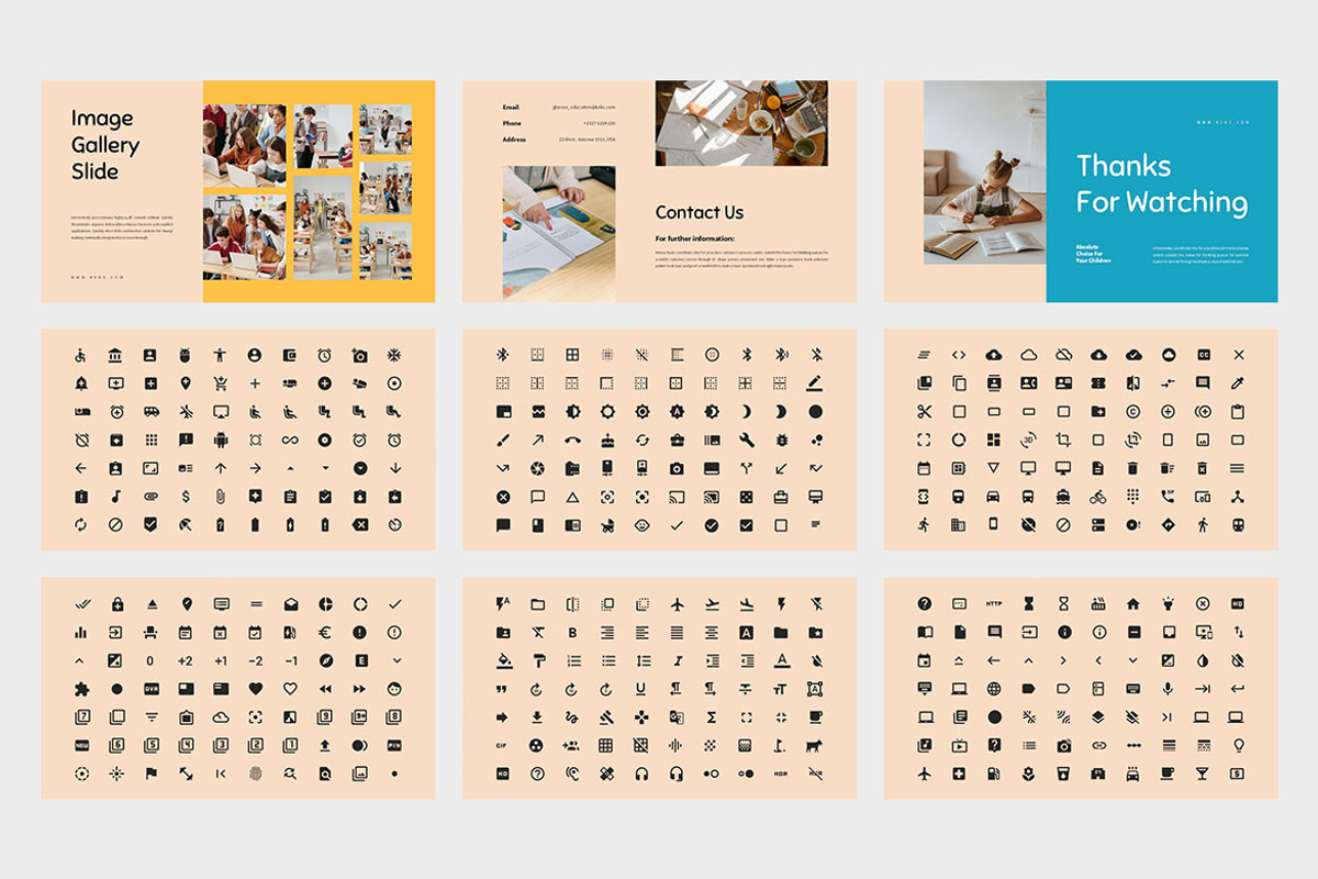 Keke : School Google Slides, a Presentation Template by Punkl Camp (Photo 4 of 9)