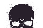 Hand Drawn Black Skull, a Person Illustration by Black White Mouse Design (Thumbnail 3 of 3)