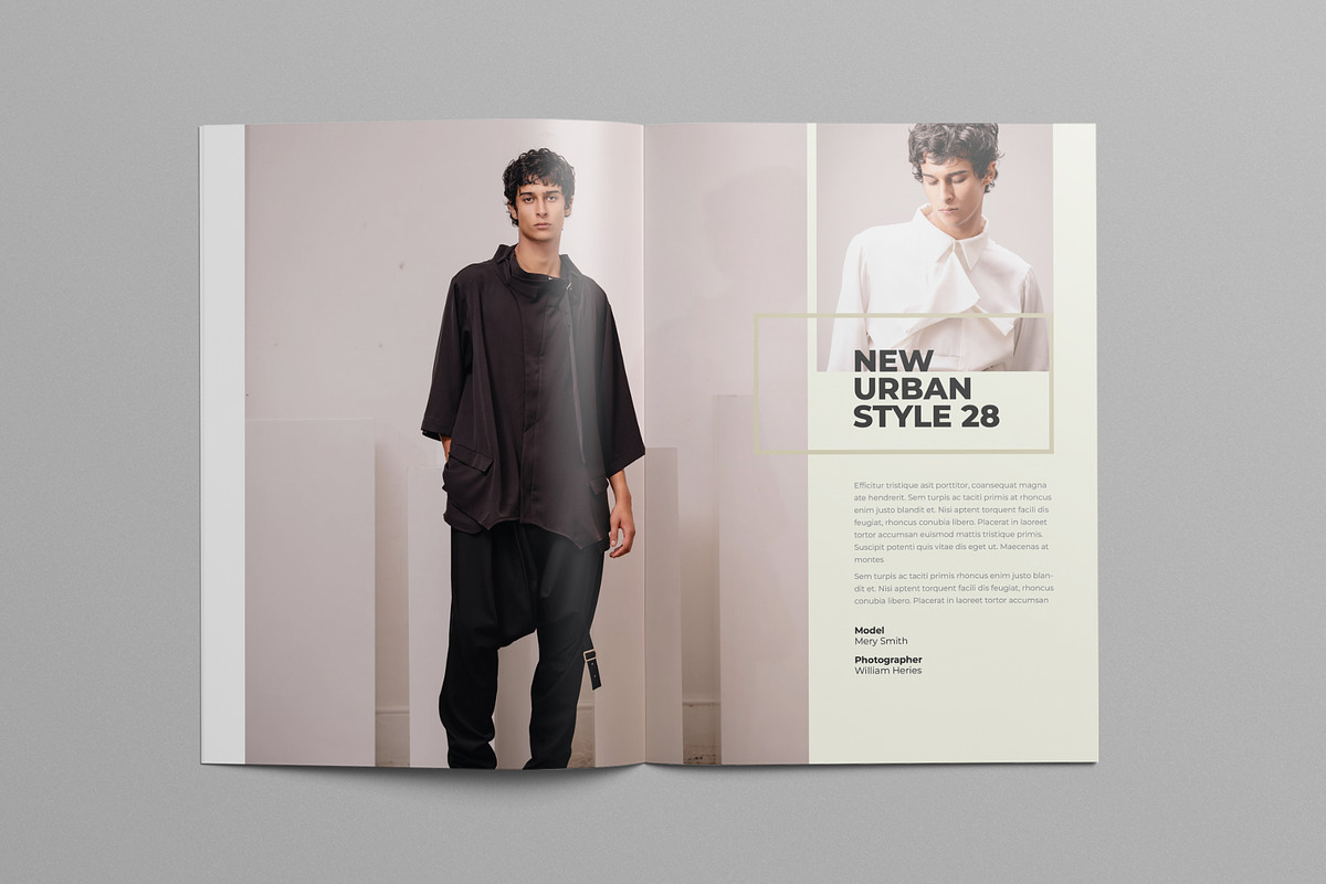 Fashion Lookbook | Canva & InDesign preview 6