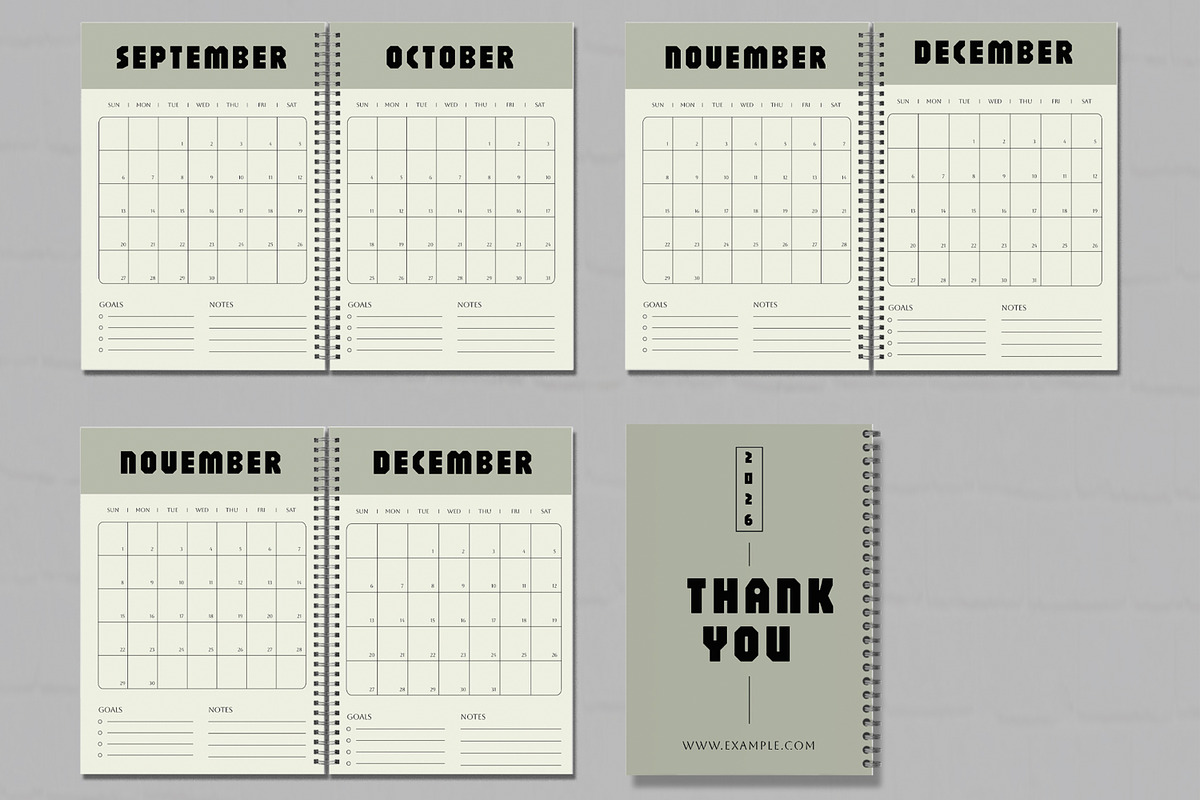 Editable Creative Monthly Planner preview 4