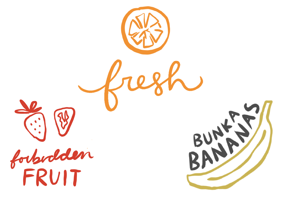 Hand-Drawn Fruit Clipart, an Illustration by Jordyn Grace Design (Photo 2 of 3)