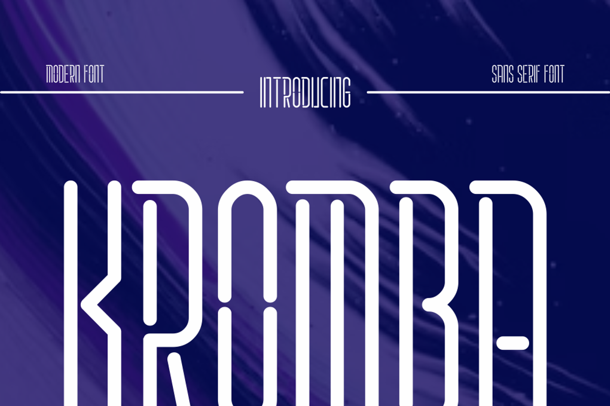 Kromba, a Sans Serif Font by lelevien (Photo 4 of 6)