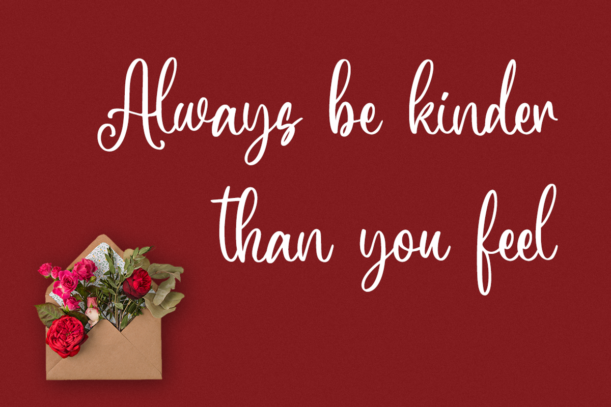 Aringtone a Modern Calligraphy Font, a Script Font by Fatmawati (Photo 8 of 12)