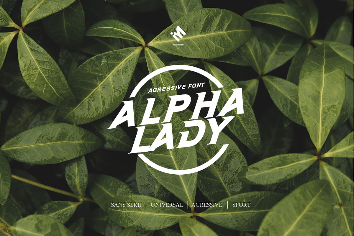 Alpha lady, a Slab Serif Font by iyhulmonsta (Photo 3 of 7)