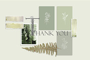 Meadow Grasses & Watercolor Stripes, an Illustration by Collection by VY (Thumbnail 11 of 11)