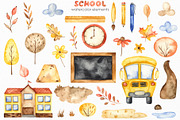 SCHOOL watercolor collection, an Education Illustration by Marina Ermakova (Thumbnail 3 of 11)