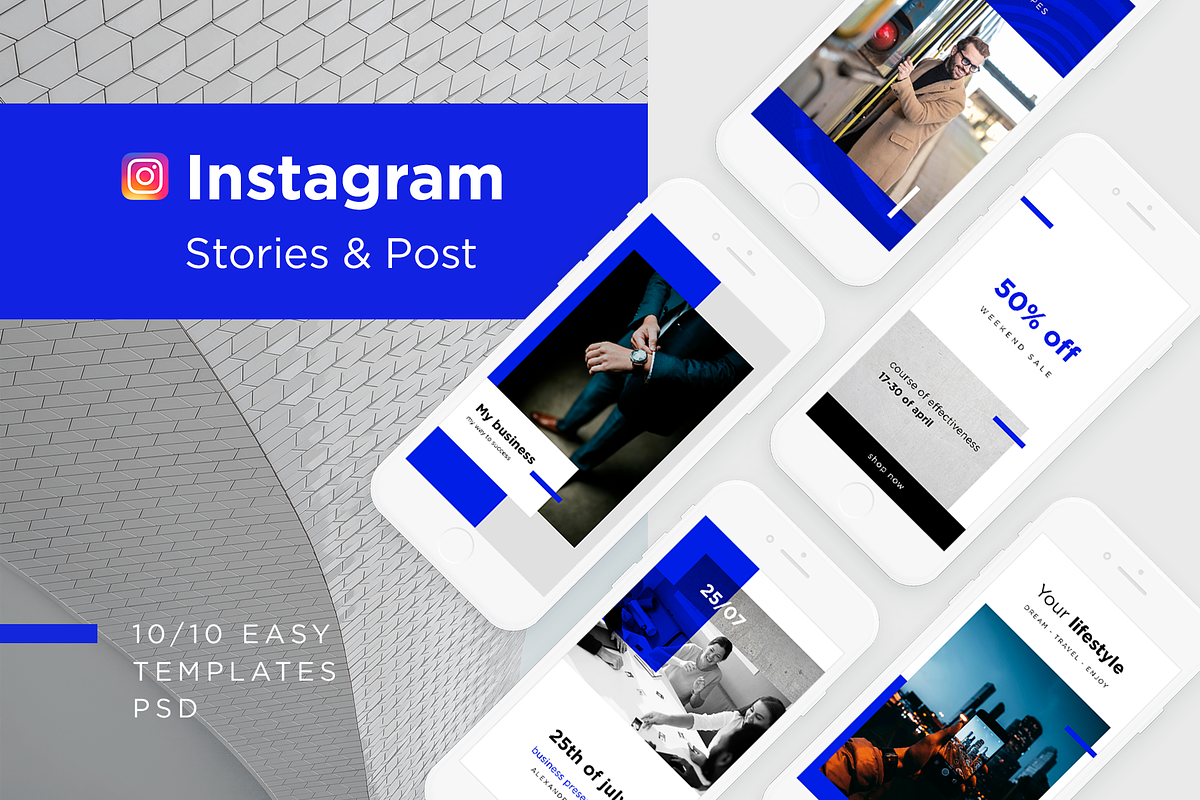 Business - template for instagram, a Social Media Template by Digital Breath templates (Photo 1 of 4)