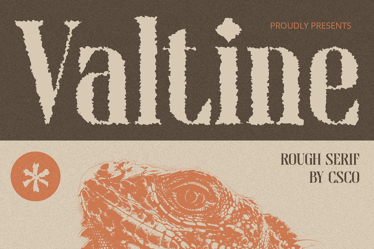 Valtine Rough, a Serif Font by Craft Supply Co. (Photo 1 of 8)