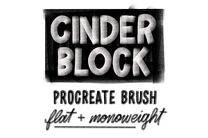 Cinder Block Brush for Procreate