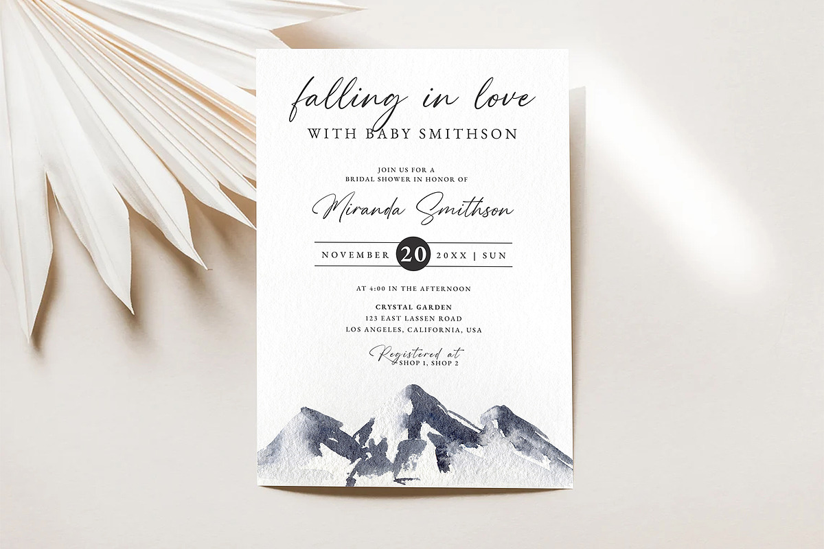 Baby Shower Template, an Invitation Template by ShineOnWedding (Photo 3 of 10)