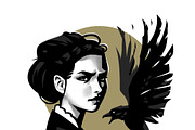 Collection of women's portraits, a Person Illustration by Masterlevsha (Thumbnail 3 of 4)