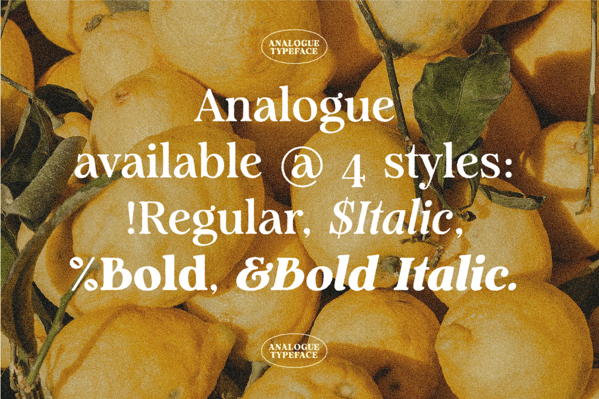 Analogue Font Preview - Free Font Downloads