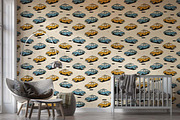 Mid-Century Retro Vehicles Patterns, a Pattern Graphic by one-touch (Thumbnail 13 of 17)