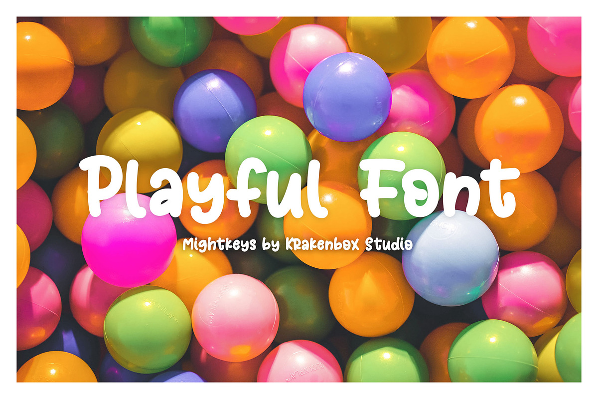 Mightkeys - Playful Display Font, a Handwritten Font by Krakenbox Studio (Photo 7 of 12)