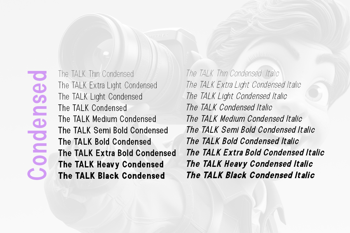 The Talk Sans Serif Font Family, a Sans Serif Font by artisans (Photo 4 of 10)