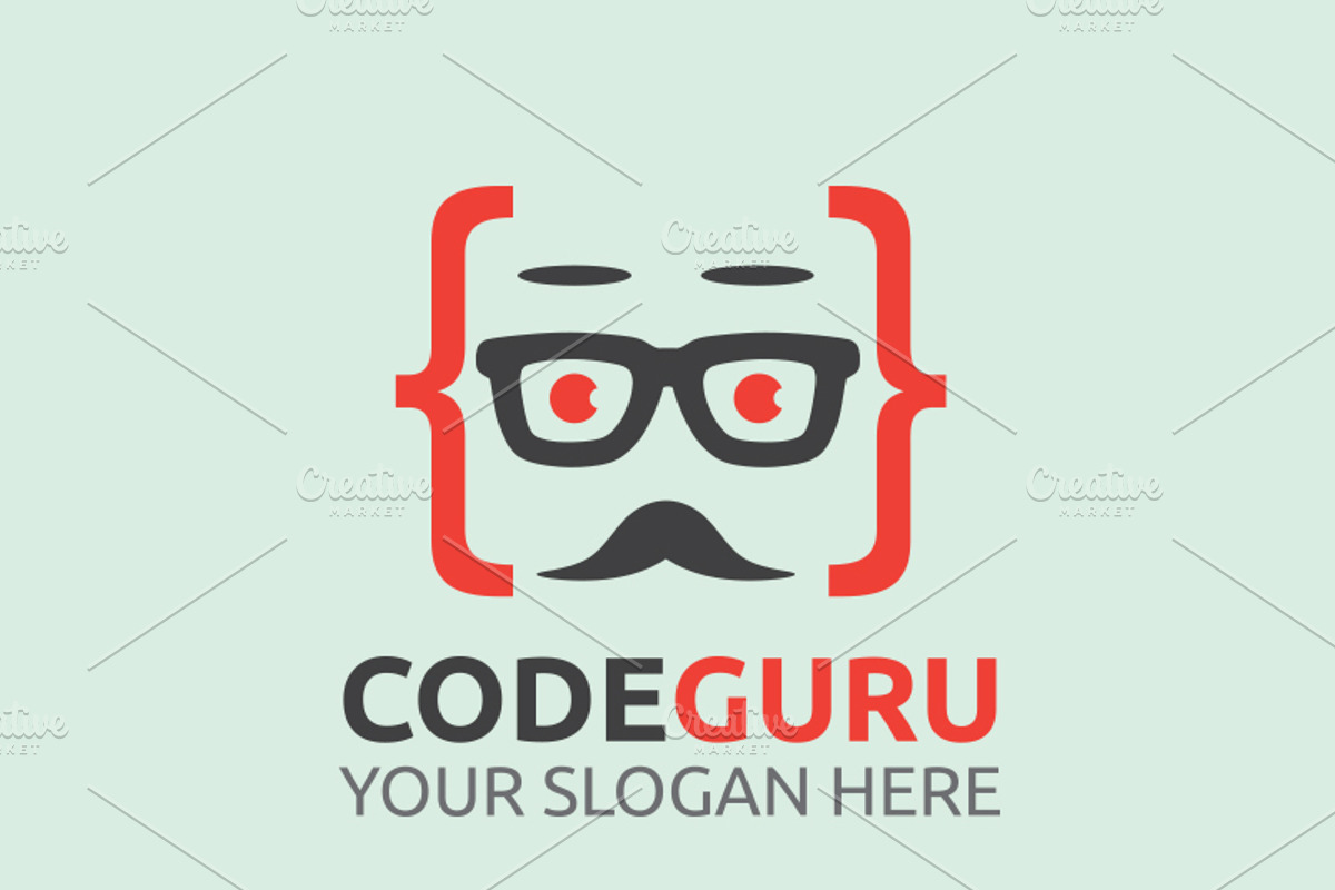 Code Guru Logo Template, a Branding & Logo Template by Zlaws (Photo 3 of 6)