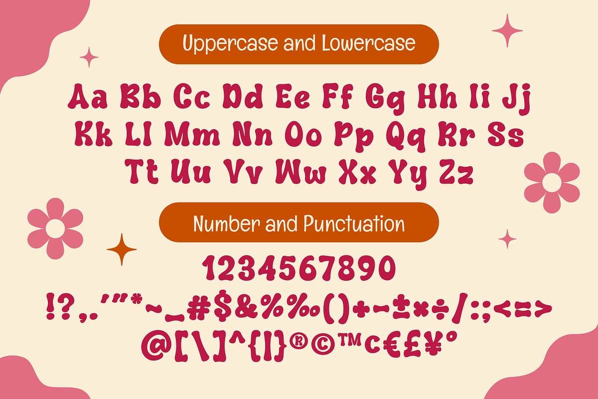 Wigglo - Bold Fun Retro Display Font, a Handwritten Font by Gumrega Studio (Photo 7 of 8)