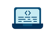 Coding Flat Icon, an Icon by Pexelpy (Thumbnail 1 of 2)