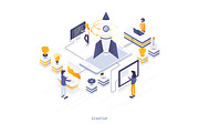 Modern isometric illustration, a Person Illustration by Creative Graphics (Thumbnail 9 of 12)