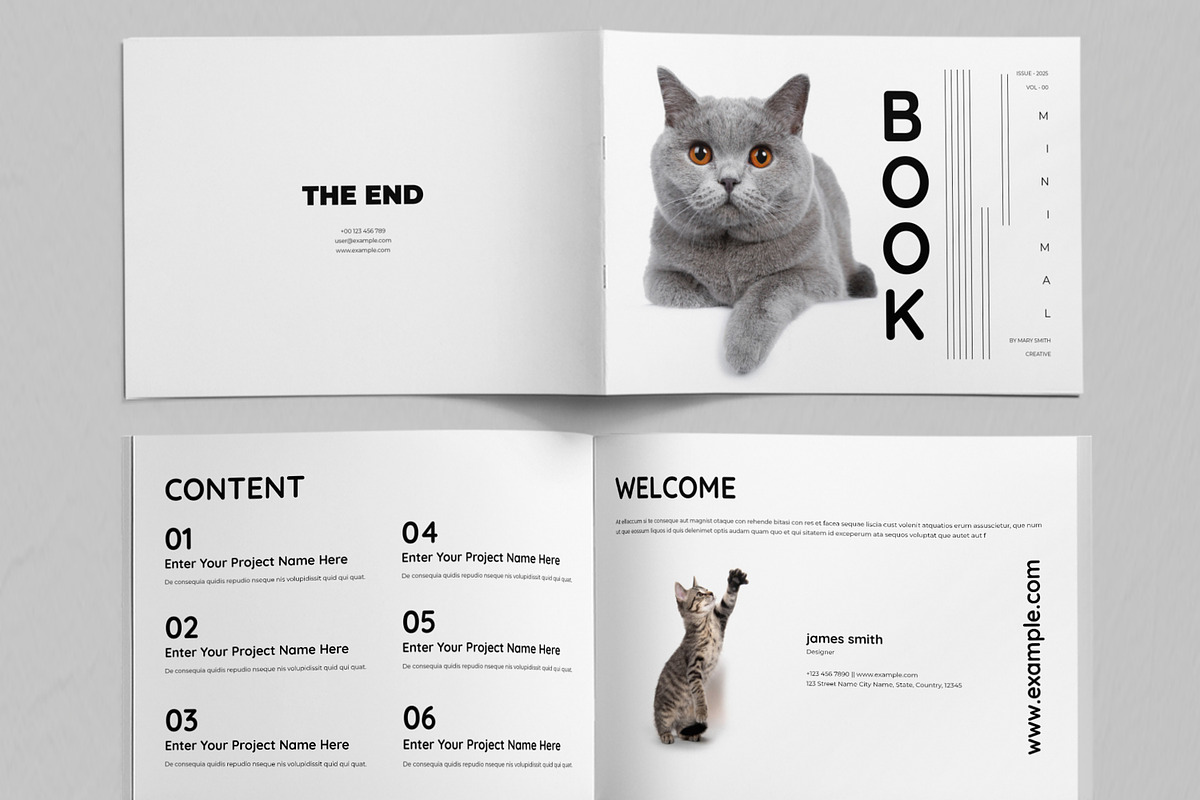 Minimalist Book Design Landscape, a Brochure Template by ContestDesign (Photo 2 of 5)