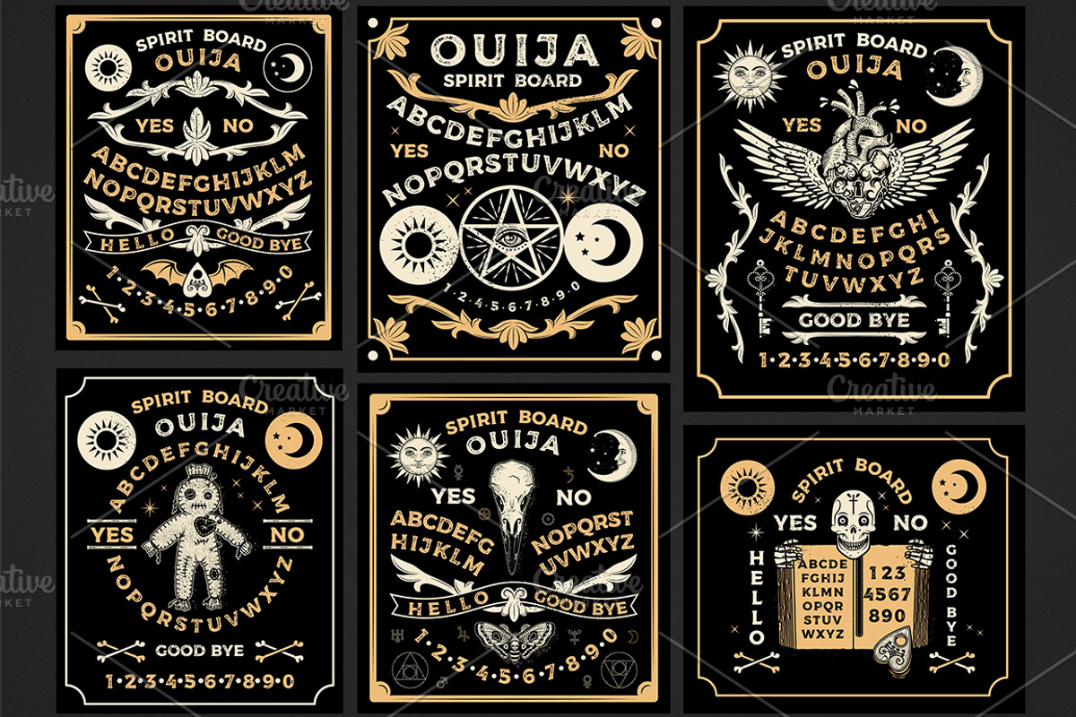 Ouija Boards Collection#5, an Illustration by Moloko88 (Photo 1 of 8)