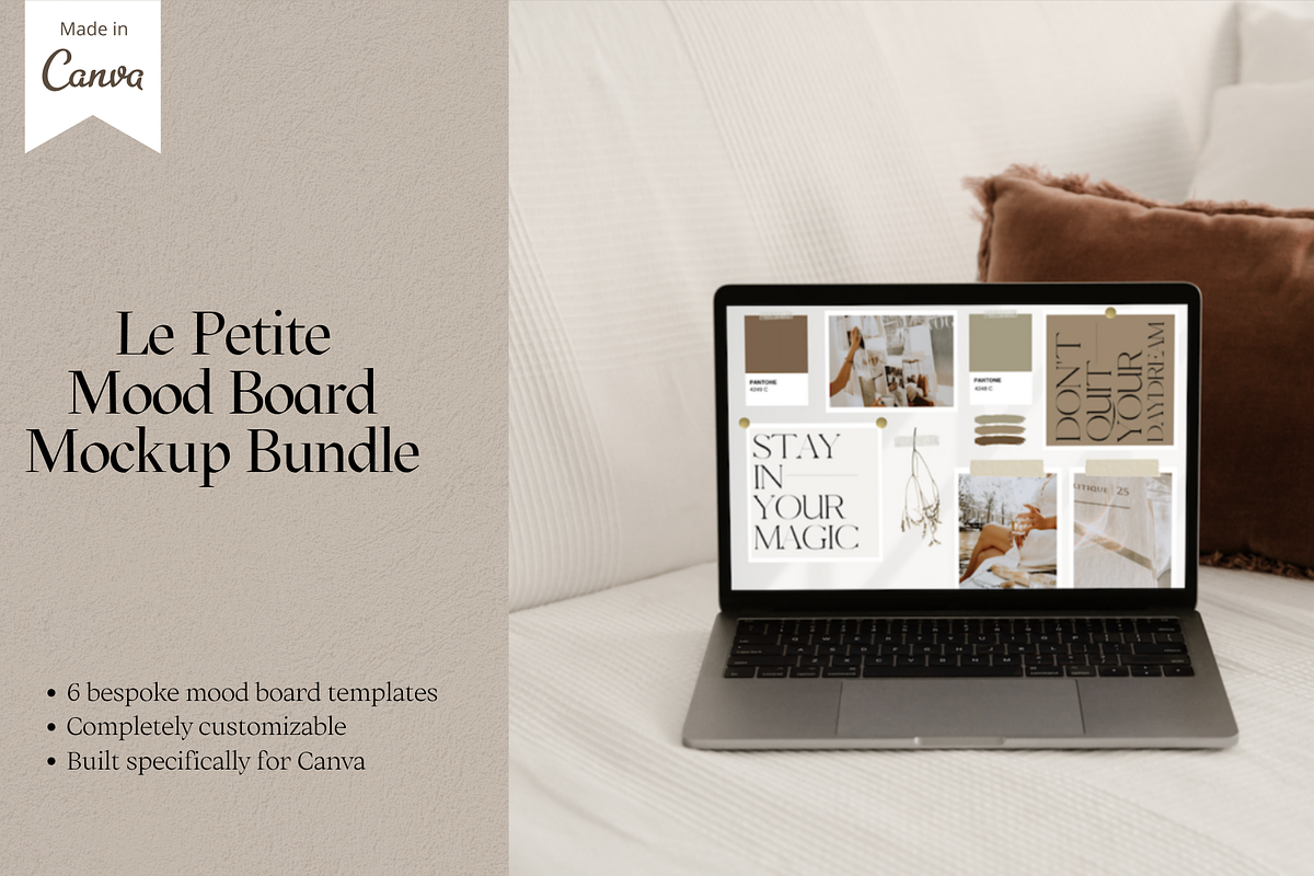 Canva Mood Board Template Bundle, a Branding & Logo Template by Le Maison Bohem (Photo 5 of 8)