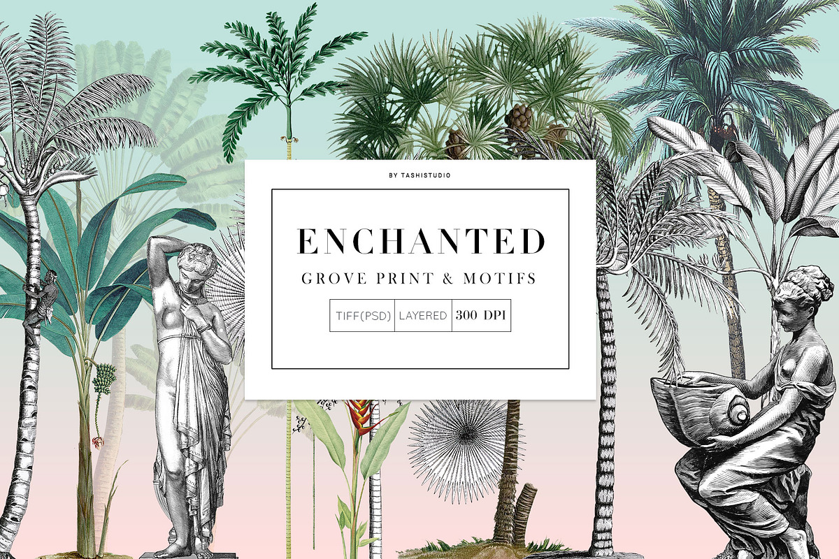 Enchanted Grove Luxury Patterns!, a Pattern Graphic by TSTUDIO (Photo 1 of 12)