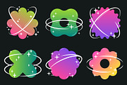 Abstract floral vector shapes, a Decorative Illustration by Torontotokio (Thumbnail 3 of 7)