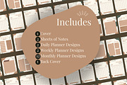 Elegance Fully Planner Template, a Design Template by TemplateCastleStore (Thumbnail 7 of 10)