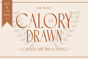 CS Calory Drawn, a Serif Font by Craft Supply Co. (Thumbnail 1 of 8)